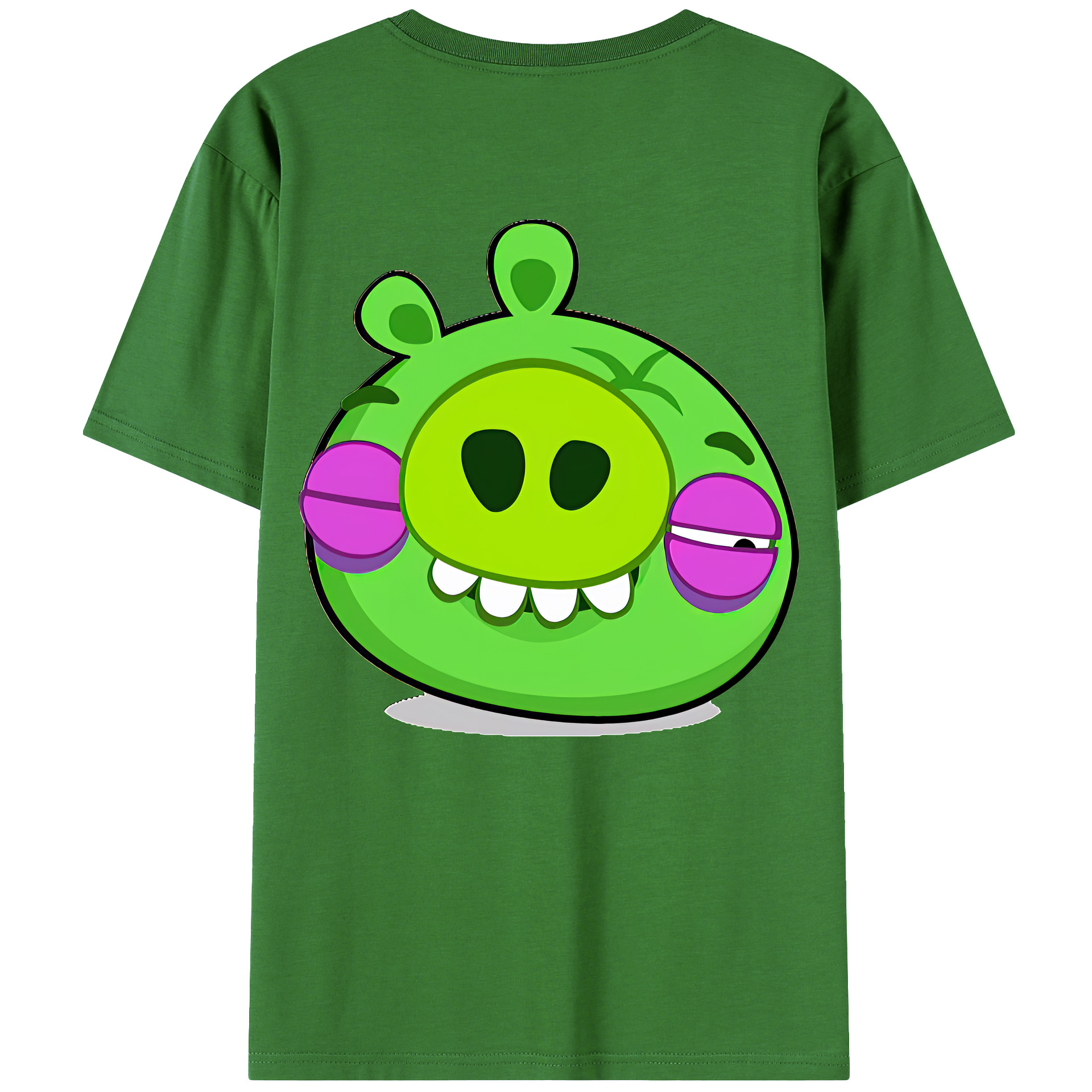 （画像用） Angry Birds アングリーバード レディース半袖Tシャツ(バックプリント)